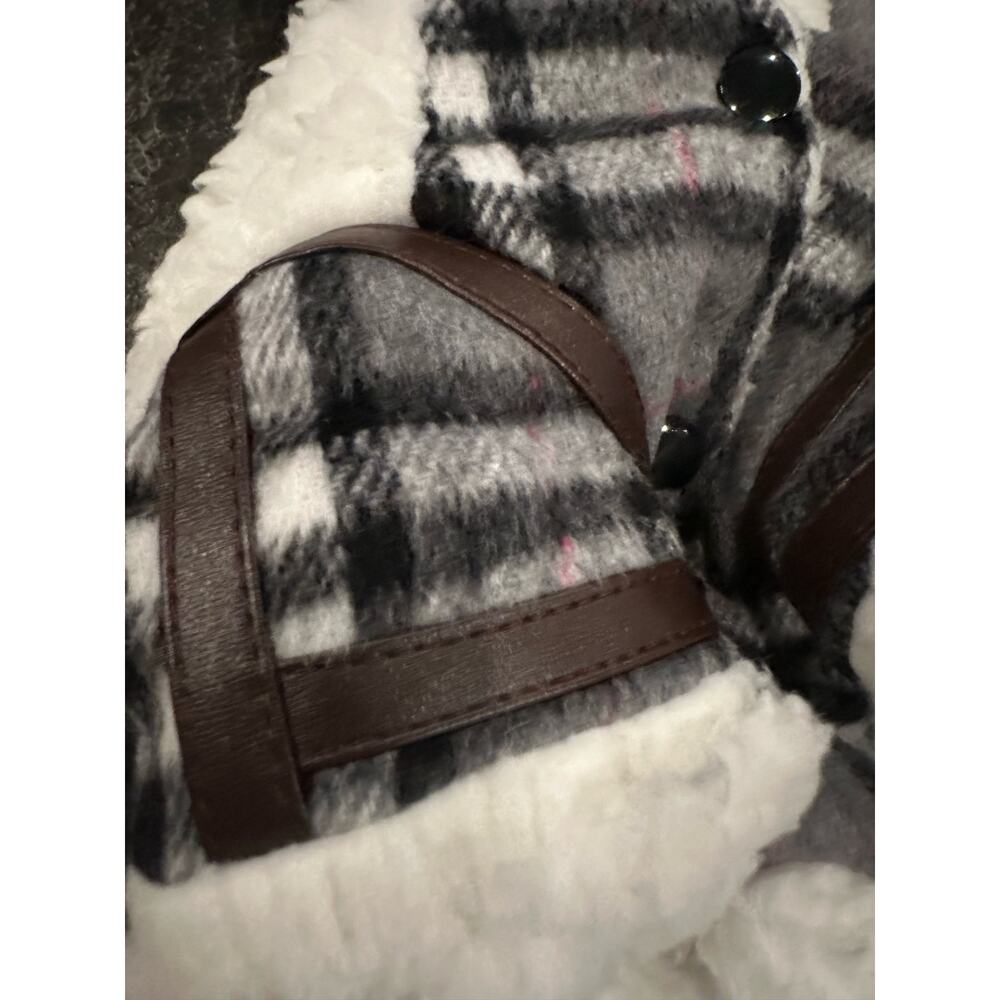 Warm Dog Clothes for Small Dog or Cat Coats Jacket Pet Sweater Grey, X-Small New - Picture 12 of 14